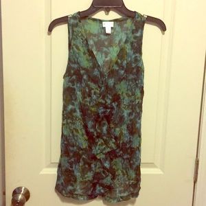 Motherhood Maternity Sleeveless Sheer Shirt